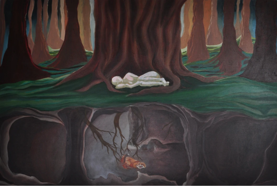 Nacimiento en el bosque